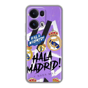 Силиконовый чехол на OPPO Reno13 Pro с принтом Real Madrid Реал Мадрид Силиконовый чехол на OPPO Reno13 Pro с принтом Real Madrid Реал Мадрид