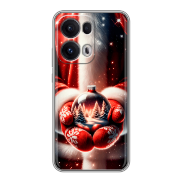 Силиконовый чехол на OPPO Reno13 Pro с принтом Новый год