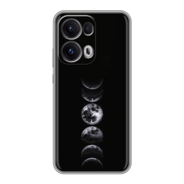 Силиконовый чехол на OPPO Reno13 Pro с принтом женский