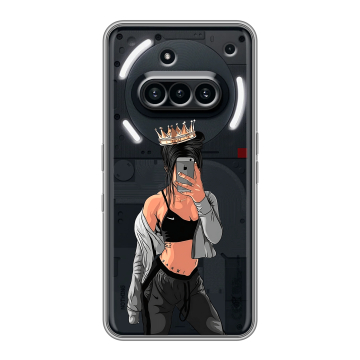 Силиконовый чехол на Nothing Phone (3a) с принтом Женские принты Силиконовый чехол на Nothing Phone (3a) с принтом Женские принты