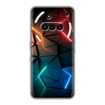 Силиконовый чехол на Nothing Phone (3a) с принтом Абстракция неон Силиконовый чехол на Nothing Phone (3a) с принтом Абстракция неон