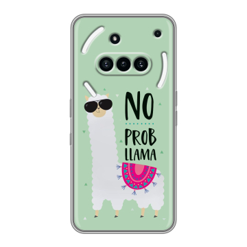 Силиконовый чехол на Nothing Phone (3a) с принтом Лама Силиконовый чехол на Nothing Phone (3a) с принтом Лама
