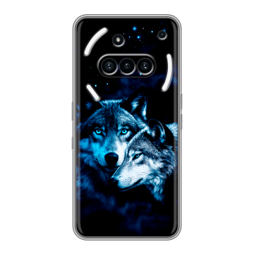 Силиконовый чехол на Nothing Phone (3a) с принтом Волки Силиконовый чехол на Nothing Phone (3a) с принтом Волки