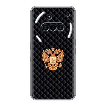 Силиконовый чехол на Nothing Phone (3a) с принтом Герб России принт