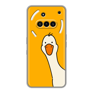 Силиконовый чехол на Nothing Phone (3a) с принтом Утка Силиконовый чехол на Nothing Phone (3a) с принтом Утка