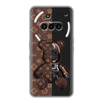 Силиконовый чехол на Nothing Phone (3a) с принтом Луи робот