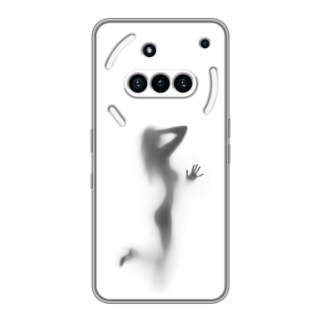 Силиконовый чехол на Nothing Phone (3a) с принтом Силуэт