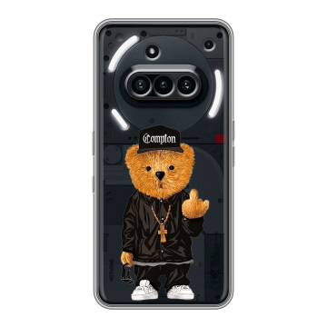 Силиконовый чехол на Nothing Phone (3a) с принтом Плюшевый медведь Силиконовый чехол на Nothing Phone (3a) с принтом Плюшевый медведь