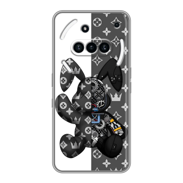 Силиконовый чехол на Nothing Phone (3a) с принтом Луи робот