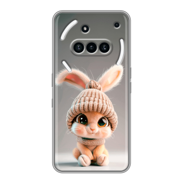Силиконовый чехол на Nothing Phone (3a) с принтом Кролик Силиконовый чехол на Nothing Phone (3a) с принтом Кролик