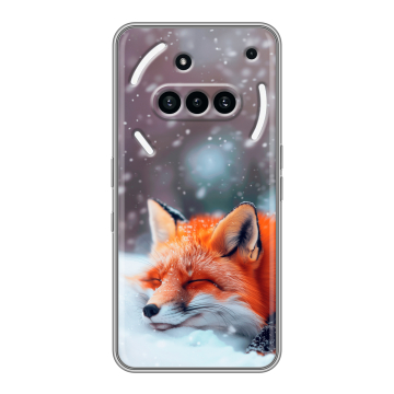 Силиконовый чехол на Nothing Phone (3a) с принтом лиса