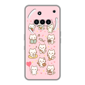 Силиконовый чехол на Nothing Phone (3a) с принтом Hello Kitty Хелоу Кити Силиконовый чехол на Nothing Phone (3a) с принтом Hello Kitty Хелоу Кити