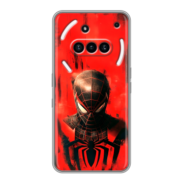 Силиконовый чехол на Nothing Phone (3a) с принтом человек паук spiderman