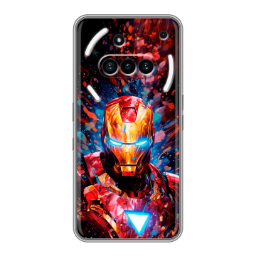 Силиконовый чехол на Nothing Phone (3a) с принтом Железный человек Ironman Силиконовый чехол на Nothing Phone (3a) с принтом Железный человек Ironman