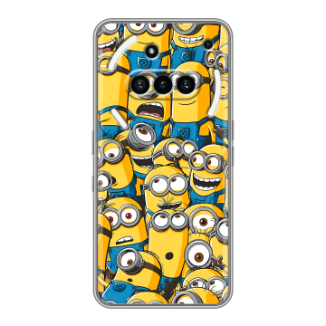 Силиконовый чехол на Nothing Phone (3a) с принтом Миньоны