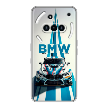 Силиконовый чехол на Nothing Phone (3a) с принтом БМВ BMW Силиконовый чехол на Nothing Phone (3a) с принтом БМВ BMW