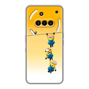 Силиконовый чехол на Nothing Phone (3a) с принтом Миньоны Силиконовый чехол на Nothing Phone (3a) с принтом Миньоны