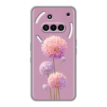 Силиконовый чехол на Nothing Phone (3a) с принтом Цветы Силиконовый чехол на Nothing Phone (3a) с принтом Цветы