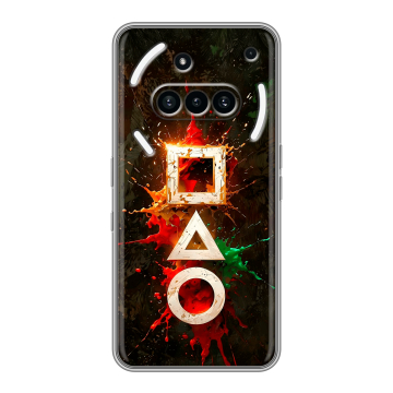 Силиконовый чехол на Nothing Phone (3a) с принтом Squid Game Игра кальмара