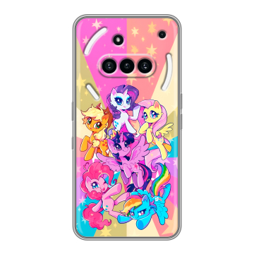 Силиконовый чехол на Nothing Phone (3a) с принтом My little pony Дружба чудо