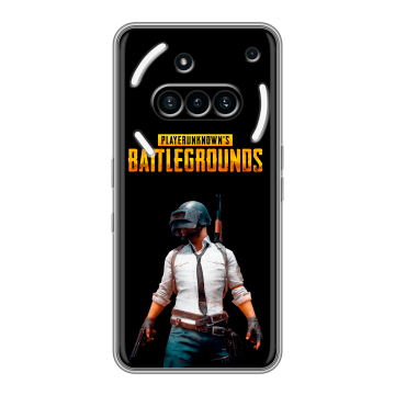 Силиконовый чехол на Nothing Phone (3a) с принтом PUGB ПАГБ