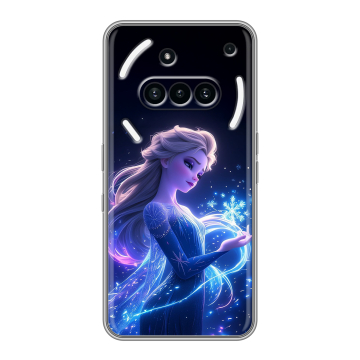 Силиконовый чехол на Nothing Phone (3a) с принтом Холодное сердце Frozen Силиконовый чехол на Nothing Phone (3a) с принтом Холодное сердце Frozen