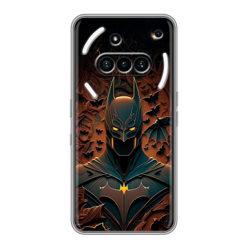Силиконовый чехол на Nothing Phone (3a) с принтом Batman Бэтмен Силиконовый чехол на Nothing Phone (3a) с принтом Batman Бэтмен