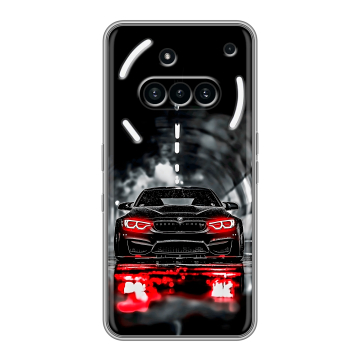 Силиконовый чехол на Nothing Phone (3a) с принтом BMW БМВ Силиконовый чехол на Nothing Phone (3a) с принтом BMW БМВ