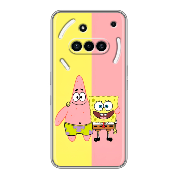 Силиконовый чехол на Nothing Phone (3a) с принтом Спанч боб Спанчбоб