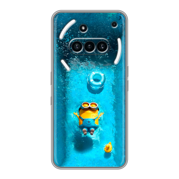Силиконовый чехол на Nothing Phone (3a) с принтом Миньоны Силиконовый чехол на Nothing Phone (3a) с принтом Миньоны