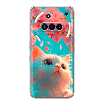 Силиконовый чехол на Nothing Phone (3a) с принтом Красивый кот Силиконовый чехол на Nothing Phone (3a) с принтом Красивый кот