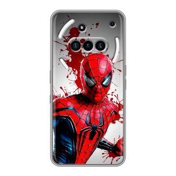 Силиконовый чехол на Nothing Phone (3a) с принтом Spiderman Человек паук