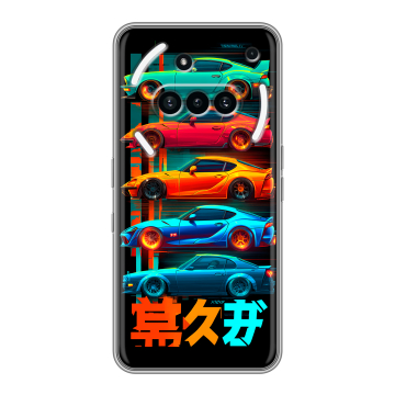 Силиконовый чехол на Nothing Phone (3a) с принтом машины тачки Силиконовый чехол на Nothing Phone (3a) с принтом машины тачки