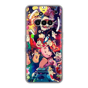 Силиконовый чехол на Nothing Phone (3a) с принтом Gravity Falls Гравити Фолз Силиконовый чехол на Nothing Phone (3a) с принтом Gravity Falls Гравити Фолз