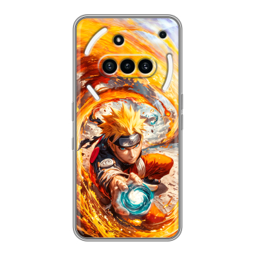 Силиконовый чехол на Nothing Phone (3a) с принтом Аниме Наруто Naruto