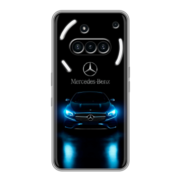 Силиконовый чехол на Nothing Phone (3a) с принтом Mercedes Мерседес