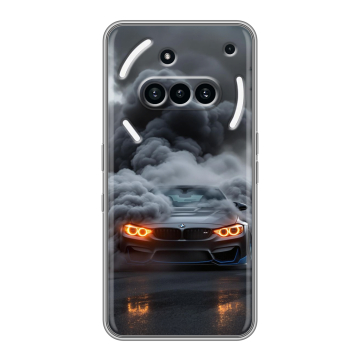 Силиконовый чехол на Nothing Phone (3a) с принтом BMW БМВ Силиконовый чехол на Nothing Phone (3a) с принтом BMW БМВ