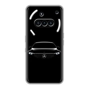 Силиконовый чехол на Nothing Phone (3a) с принтом Mercedes Мерседес