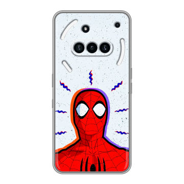Силиконовый чехол на Nothing Phone (3a) с принтом Spiderman Человек паук Силиконовый чехол на Nothing Phone (3a) с принтом Spiderman Человек паук
