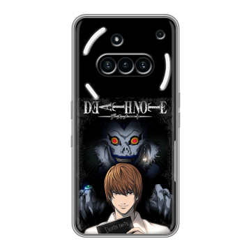 Силиконовый чехол на Nothing Phone (3a) с принтом Death note Тетрадь смерти Силиконовый чехол на Nothing Phone (3a) с принтом Death note Тетрадь смерти