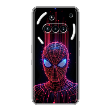 Силиконовый чехол на Nothing Phone (3a) с принтом Spiderman Человек паук Силиконовый чехол на Nothing Phone (3a) с принтом Spiderman Человек паук