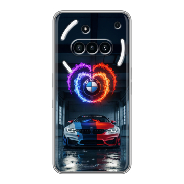 Силиконовый чехол на Nothing Phone (3a) с принтом BMW БМВ Силиконовый чехол на Nothing Phone (3a) с принтом BMW БМВ