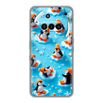 Силиконовый чехол на Nothing Phone (3a) с принтом Новый год Силиконовый чехол на Nothing Phone (3a) с принтом Новый год