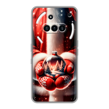 Силиконовый чехол на Nothing Phone (3a) с принтом Новый год Силиконовый чехол на Nothing Phone (3a) с принтом Новый год
