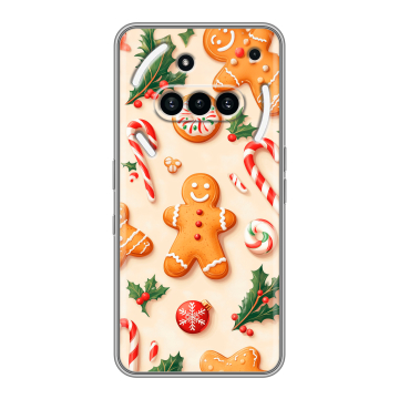 Силиконовый чехол на Nothing Phone (3a) с принтом Новый год Силиконовый чехол на Nothing Phone (3a) с принтом Новый год