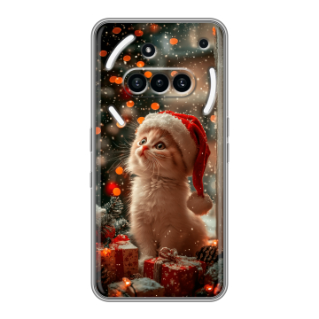 Силиконовый чехол на Nothing Phone (3a) с принтом Новый год Силиконовый чехол на Nothing Phone (3a) с принтом Новый год