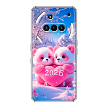 Силиконовый чехол на Nothing Phone (3a) с принтом Новый год Силиконовый чехол на Nothing Phone (3a) с принтом Новый год