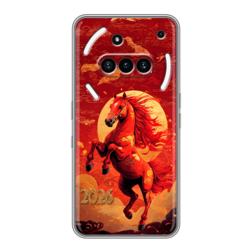 Силиконовый чехол на Nothing Phone (3a) с принтом Новый год Силиконовый чехол на Nothing Phone (3a) с принтом Новый год