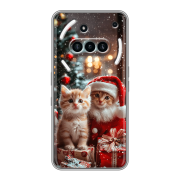 Силиконовый чехол на Nothing Phone (3a) с принтом Новый год Силиконовый чехол на Nothing Phone (3a) с принтом Новый год