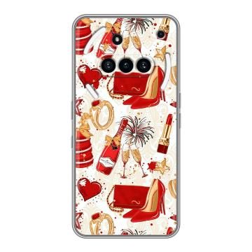 Силиконовый чехол на Nothing Phone (3a) с принтом Новый год Силиконовый чехол на Nothing Phone (3a) с принтом Новый год